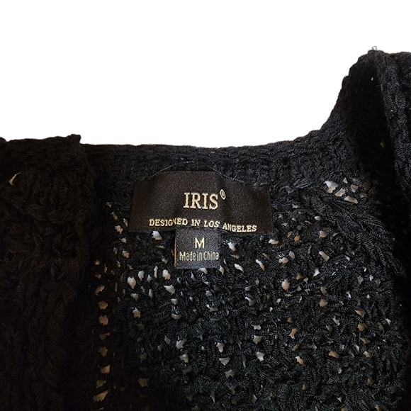 IRIS knitted black sweater. - Picture 2 of 16